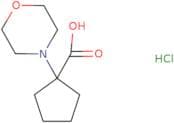 1-(Morpholin-4-yl)cyclopentane-1-carboxylic acid hydrochloride