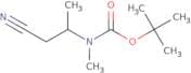 tert-Butyl N-(1-cyanopropan-2-yl)-N-methylcarbamate