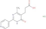3-[4-Methyl-6-oxo-2-(pyridin-4-yl)-1,6-dihydropyrimidin-5-yl]propanoic acid hydrochloride