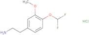 2-[4-(Difluoromethoxy)-3-methoxyphenyl]ethan-1-amine hydrochloride