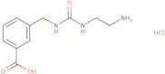 3-({[(2-Aminoethyl)carbamoyl]amino}methyl)benzoic acid hydrochloride