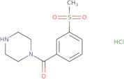 1-(3-Methanesulfonylbenzoyl)piperazine hydrochloride