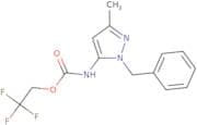 2,2,2-Trifluoroethyl N-(1-benzyl-3-methyl-1H-pyrazol-5-yl)carbamate