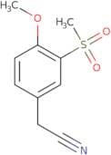 2-(3-Methanesulfonyl-4-methoxyphenyl)acetonitrile