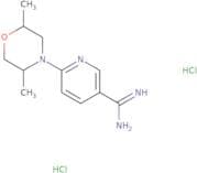 6-(2,5-Dimethylmorpholin-4-yl)pyridine-3-carboximidamide dihydrochloride