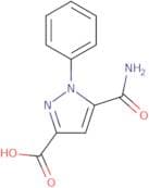 5-Carbamoyl-1-phenyl-1H-pyrazole-3-carboxylic acid