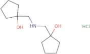 1-({[(1-Hydroxycyclopentyl)methyl]amino}methyl)cyclopentan-1-ol hydrochloride