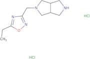 5-Ethyl-3-{octahydropyrrolo[3,4-c]pyrrol-2-ylmethyl}-1,2,4-oxadiazole dihydrochloride