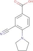 3-Cyano-4-(pyrrolidin-1-yl)benzoic acid