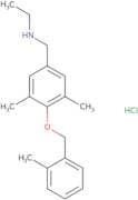 ({3,5-Dimethyl-4-[(2-methylphenyl)methoxy]phenyl}methyl)(ethyl)amine hydrochloride
