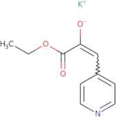 Potassium 3-ethoxy-3-oxo-1-(pyridin-4-yl)prop-1-en-2-olate
