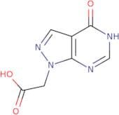 2-{4-Oxo-1H,2H,4H-pyrazolo[3,4-d]pyrimidin-1-yl}acetic acid