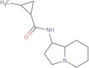 2-Methyl-N-(octahydroindolizin-1-yl)cyclopropane-1-carboxamide