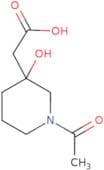 2-(1-Acetyl-3-hydroxypiperidin-3-yl)acetic acid