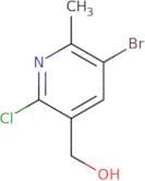 (5-Bromo-2-chloro-6-methylpyridin-3-yl)methanol