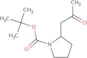 tert-Butyl 2-(2-oxopropyl)pyrrolidine-1-carboxylate