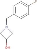 1-[(4-Fluorophenyl)methyl]azetidin-3-ol