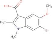 6-Bromo-5-methoxy-1,2-dimethyl-1H-indole-3-carboxylic acid
