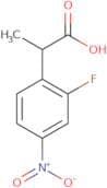 2-(2-Fluoro-4-nitrophenyl)propanoic acid