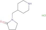 1-[(Piperidin-4-yl)methyl]pyrrolidin-2-one hydrochloride