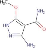 1h-pyrazole-4-carboxamide, 3-amino-5-methoxy-