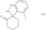 2-(2-Fluorophenyl)-2-(methylamino)cyclohexan-1-one hydrochloride