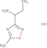 1-(5-Methyl-1,2,4-oxadiazol-3-yl)propan-1-amine hydrochloride