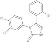5-(2-Bromophenyl)-4-(3,4-dichlorophenyl)-4H-1,2,4-triazole-3-thiol