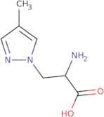 2-Amino-3-(4-methyl-1H-pyrazol-1-yl)propanoic acid