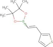 4,4,5,5-Tetramethyl-2-[2-(thiophen-3-yl)ethenyl]-1,3,2-dioxaborolane
