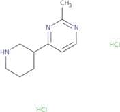 2-Methyl-4-(piperidin-3-yl)pyrimidine dihydrochloride