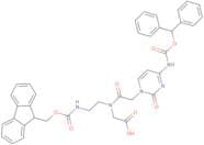 2-[N-[2-(Fmoc-amino)ethyl]-2-[4-[[(benzhydryloxy)carbonyl]amino]-2-oxopyrimidin-1(2H)-yl]acetamido…
