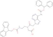2-[2-[6-[[(Benzhydryloxy)carbonyl]amino]-9H-purin-9-yl]-N-[2-(Fmoc-amino)ethyl]acetamido]acetic ac…