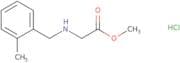Methyl 2-{[(2-methylphenyl)methyl]amino}acetate hydrochloride