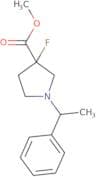 Methyl 3-fluoro-1-[(1R)-1-phenylethyl]pyrrolidine-3-carboxylate