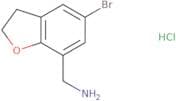 (5-Bromo-2,3-dihydro-1-benzofuran-7-yl)methanamine hydrochloride