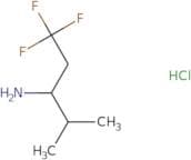 1,1,1-Trifluoro-4-methylpentan-3-amine hydrochloride