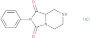2-Phenyl-octahydroimidazolidino[1,5-a]piperazine-1,3-dione hydrochloride
