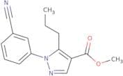 Methyl 1-(3-cyanophenyl)-5-propyl-1H-pyrazole-4-carboxylate