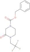 Benzyl 3-oxo-4-(2,2,2-trifluoroethyl)piperazine-1-carboxylate
