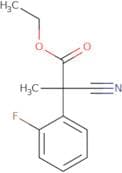 Ethyl 2-cyano-2-(2-fluorophenyl)-2-methylacetate