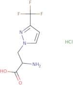 2-Amino-3-[3-(trifluoromethyl)-1H-pyrazol-1-yl]propanoic acid hydrochloride