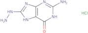 2-Amino-8-hydrazinyl-6,9-dihydro-1H-purin-6-one hydrochloride
