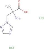 2-Amino-2-methyl-3-(1H-1,2,4-triazol-1-yl)propanoic acid dihydrochloride