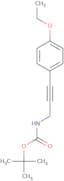 tert-Butyl N-[3-(4-ethoxyphenyl)prop-2-yn-1-yl]carbamate