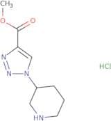 Methyl 1-(piperidin-3-yl)-1H-1,2,3-triazole-4-carboxylate hydrochloride