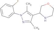 3-[1-(2-Fluorophenyl)-3,5-dimethyl-1H-pyrazol-4-yl]morpholine