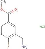 Methyl 3-(aminomethyl)-4-fluorobenzoate hydrochloride