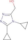 (Dicyclopropyl-4H-1,2,4-triazol-3-yl)methanol