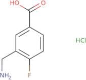 3-(Aminomethyl)-4-fluorobenzoic acid hydrochloride